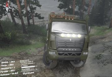 Kamaz 6560 with Concept Cabin version 1.1 for SpinTires (v03.03.16)