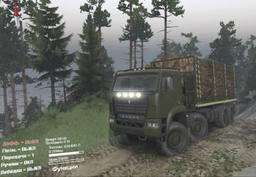 Kamaz 6560 with Concept Cabin version 1.1 for SpinTires (v03.03.16)