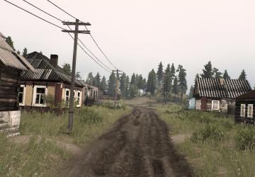 Challenge Map Two Shores of the Village version 3.0 for SpinTires (v03.03.16)