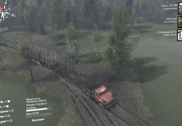 Mountain River Map for SpinTires