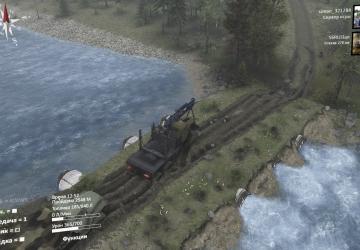 Mountain River Map for SpinTires