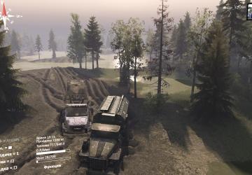 Mountain River Map for SpinTires