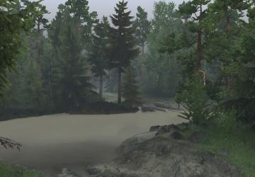 Mountain Forest Map version 1.0 for SpinTires (v03.03.16)