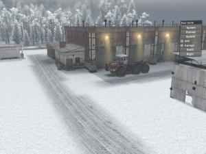 Map «Ice Road Trucker» version 1.0 for SpinTires (v03.03.16)