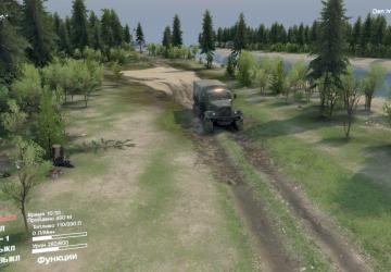 Map Korotkovo Map version 1.0 for SpinTires (v03.03.16)
