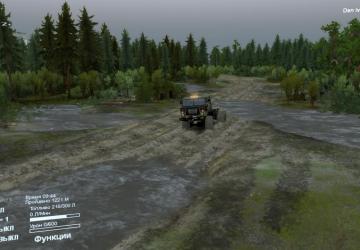 Map Korotkovo Map version 1.0 for SpinTires (v03.03.16)