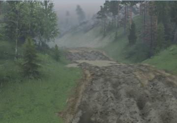Forest Lake svk Map version 1.0 for SpinTires (v03.03.16)
