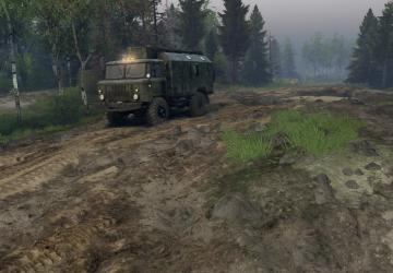 Summer Forest Map version 1.1 for SpinTires (v03.03.16 / 1.7.1)