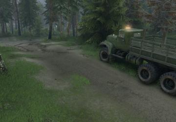 Summer Forest Map version 1.1 for SpinTires (v03.03.16 / 1.7.1)