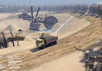Sand Quarry Map version 1.666 for SpinTires (v03.03.16)