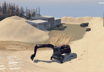 Sand Quarry Map version 1.666 for SpinTires (v03.03.16)
