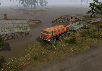 Fish Oil of Leningrad River Ships Map version 1.0 for SpinTires (v03.03.16)