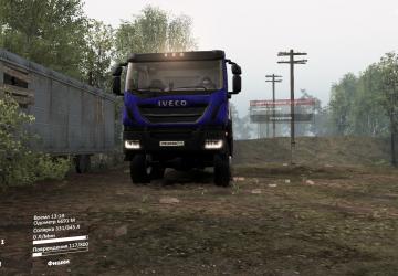 Power Line Construction Map version 1.1 for SpinTires (v03.03.16)