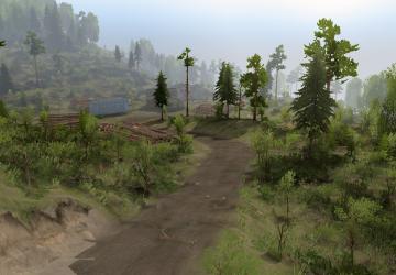 Taiga Map version 1 for SpinTires (v1.7.0)