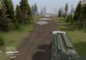 Watch in the Taiga Map version 1.1 for SpinTires (v03.03.16)
