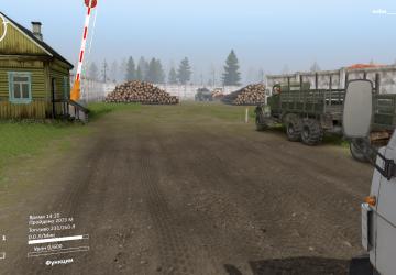 Watch in the Taiga Map version 1.1 for SpinTires (v03.03.16)