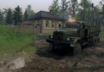 Spring Forest Map version 1.2 for SpinTires (v03.03.16 /1.7.1)