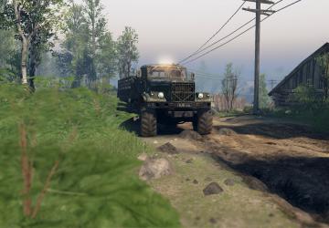 Spring Forest Map version 1.2 for SpinTires (v03.03.16 /1.7.1)