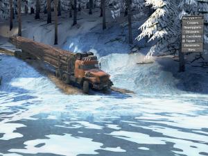 Map «Winter in the taiga» version 1.0 for SpinTires (v03.03.16)