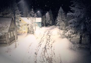 Winter Taiga Map version 1.0 for SpinTires (v03.03.16)