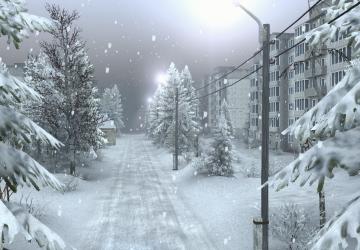 Winter Taiga Map version 1.0 for SpinTires (v03.03.16)