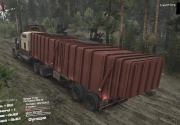 Kenworth W900 «HARD LUCK» version 1.1 for SpinTires (v03.03.16)