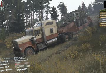Kenworth W900 «HARD LUCK» version 1.1 for SpinTires (v03.03.16)