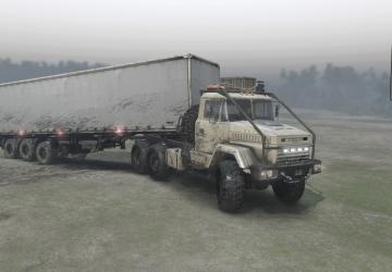 KrAZ-6322 version 1.5 for SpinTires (v03.03.16)