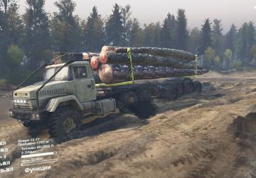 KrAZ-6322 version 1.5 for SpinTires (v03.03.16)