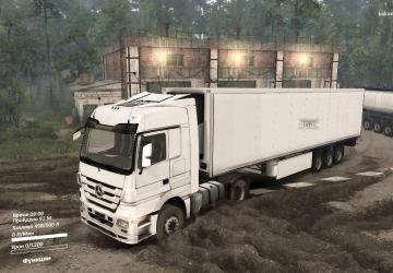 Mercedes Benz Actros version 14.10.19 for SpinTires (v03.03.16/1.3.7)