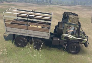 Mercedes Unimog U2450L 6x6 BW version 1 for SpinTires (v03.03.16 и выше)