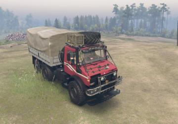 Mercedes Unimog U2450L 6x6 BW version 1 for SpinTires (v03.03.16 и выше)