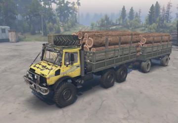 Mercedes Unimog U2450L 6x6 BW version 1 for SpinTires (v03.03.16 и выше)