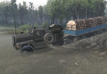 MRAP «Cougar» 4x4 version 1 for SpinTires (v03.03.16)