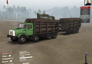 Thing 17 ZIL-Kh4334-8x8 for SpinTires (v03.03.16)