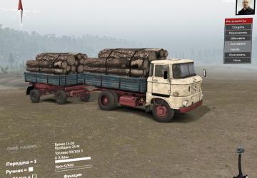 IFA W50LA Pack version 1.0 for SpinTires (v03.03.16)