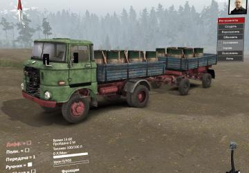 IFA W50LA Pack version 1.0 for SpinTires (v03.03.16)
