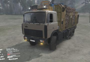 MAZ Truck Pack version 1.2 for SpinTires (v03.03.16)