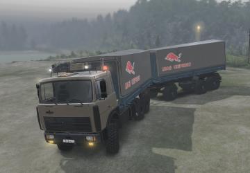 MAZ Truck Pack version 1.2 for SpinTires (v03.03.16)