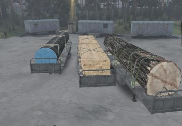 Pack of semi-trailers version 2 for SpinTires (v03.03.16 и выше)