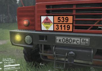 Hazardous Cargo Signs Pack version 1.0 for SpinTires (v03.03.16)