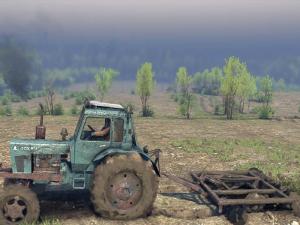MTZ-82 tractor pack from 1985 version 1 for SpinTires (v2014)
