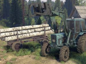 MTZ-82 tractor pack from 1985 version 1 for SpinTires (v2014)