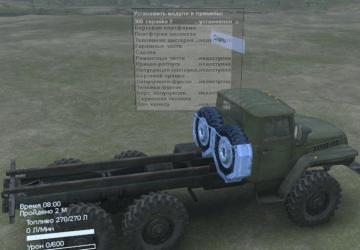 Park mods 2 (spare parts, tanks, bumpers, the walls behind the cabin) for SpinTires (v03.03.16)