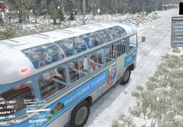 PAZ-3201 Wagon and New Year's Tale version 1.0 for SpinTires (v03.03.16)
