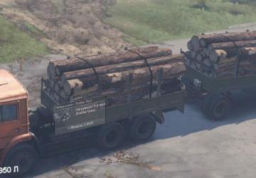 Kamaz platforms and trailers, semi-trailers for SpinTires (v03.03.16)