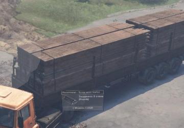 Kamaz platforms and trailers, semi-trailers for SpinTires (v03.03.16)