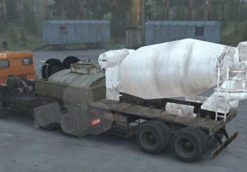 Kamaz platforms and trailers, semi-trailers v1 for SpinTires (v03.03.16)