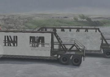Kamaz platforms and trailers, semi-trailers v2 for SpinTires (v03.03.16)