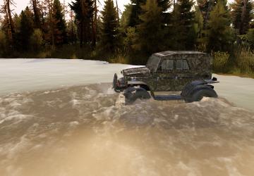 Floating UAZ 3151 Trekol version 1.0 for SpinTires (v1.6.1)